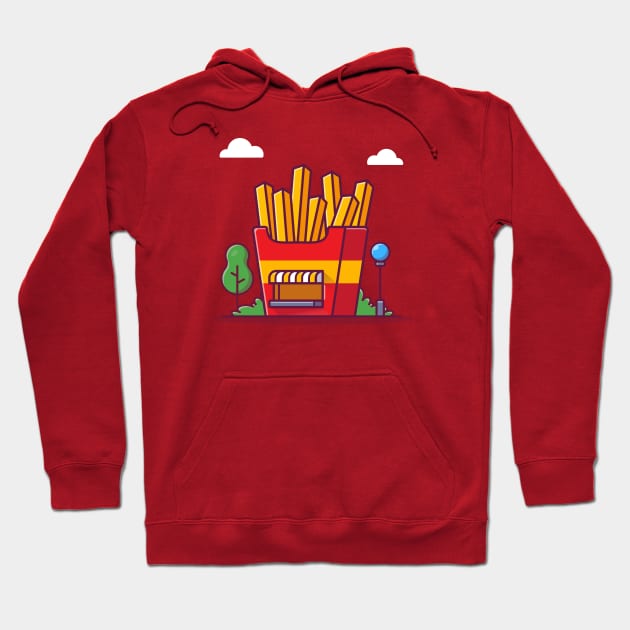 French Fries Shop Hoodie by Catalyst Labs